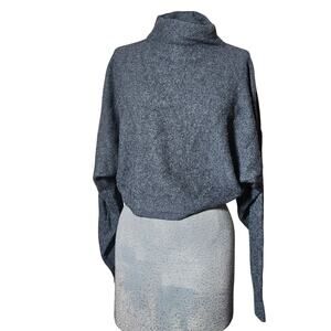 OGD Gray Cashmear and Merino Wool Blend Sweater Size Small